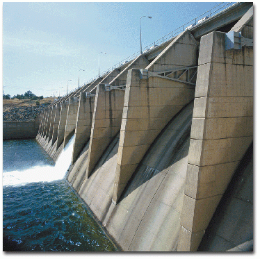 BRIDGE, LOCK AND DAM